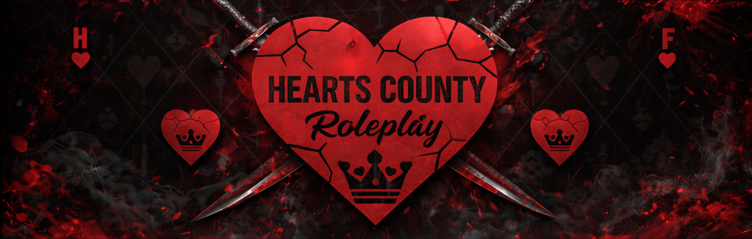 Hearts County Roleplay banner